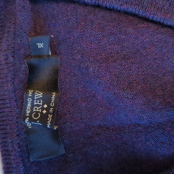 Jcrew V Neck Merino Wool pullover XL - Picture 2 of 2